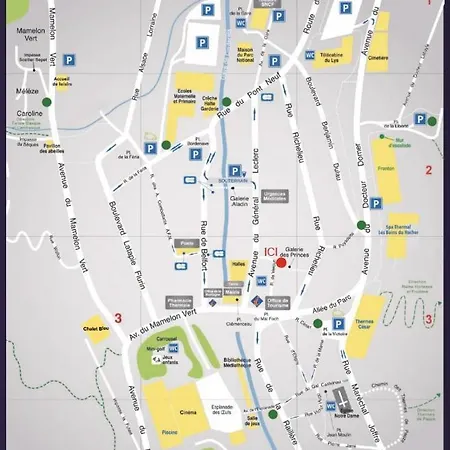 4 A 6 Personnes Hyper Centre Au Calme Dans Impasse Avec Parking Апартаменты *
